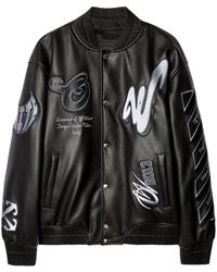 Off-White c/o Virgil Abloh - Chaqueta bómber con diseño patchwork - Lyst