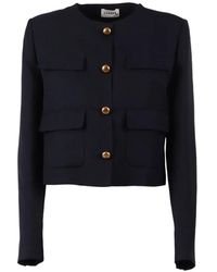 P.A.R.O.S.H. - Chaqueta Con Detalle De Botones - Lyst