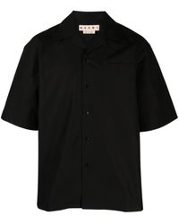 Marni - Slogan-Print Cotton Shirt - Lyst