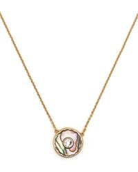 Marc Jacobs - The Medallion Abalone Pendant Necklace - Lyst