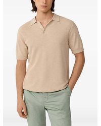 Hackett - Short-Sleeve Knitted Cotton Polo Shirt - Lyst