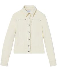 Proenza Schouler - Buttoned Panelled Denim Jacket - Lyst