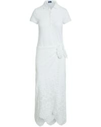 Polo Ralph Lauren - Polo Shirt Maxi Dress - Lyst