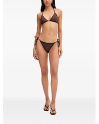MICHAEL Michael Kors - Reversible Logo Bikini Bottoms - Lyst