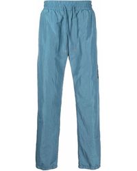 Just Don - Embroidered-Logo Track Pants - Lyst