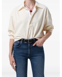 Citizens of Humanity - Aris Long-Sleeve Polo Top - Lyst
