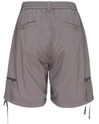 NULLUS 8-Pocket Cargo Shorts in Black for Men | Lyst