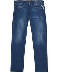 Replay - Vaqueros con parche del logo - Lyst