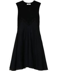 Twinset - Abito Corto Con Inserti - Lyst