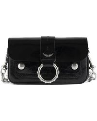 Zadig & Voltaire - Mini Kate Ring-Detail Chain-Strap Bag - Lyst
