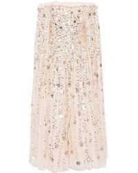 Needle & Thread - Abito Da Sera Shooting Stars Con Mantella - Lyst