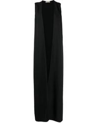 Elie Saab - Maxi Open-Front Gilet - Lyst