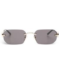 Gucci - Interlocking G Rimless Sunglasses - Lyst