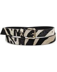 Patrizia Pepe - Zebra-Print Fly Belt - Lyst