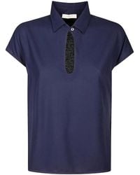 Zanone - Keyhole-Neckline Polo Shirt - Lyst