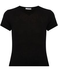 IRO - Idille V-Neck T-Shirt - Lyst