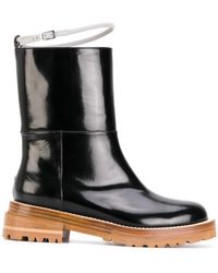 Marni Stivali con cinturino a contrasto - Nero