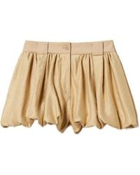 Twinset - Laminated Balloon Shorts - Lyst