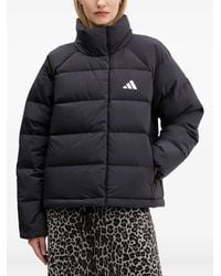 adidas - Logo-Detail Puffer Jacket - Lyst
