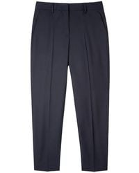 Paul Smith - Pantalon En Laine À Design Plissé - Lyst