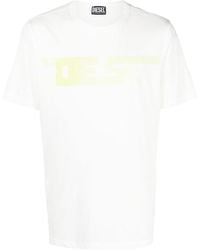 DIESEL - T-shirt T-JUST-E19 con stampa - Lyst
