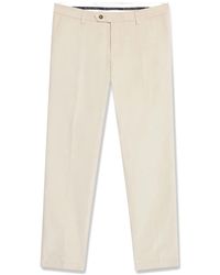 Brooks Brothers - Cotton Tapered Trousers - Lyst