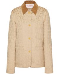 Valentino Garavani - Toile Iconographe Jacquard Cotton Jacket - Lyst