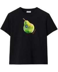 Burberry - Embellished Pear T-shirt - Lyst