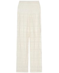 Nanushka - Knitted Elasticated-Waist Trousers - Lyst