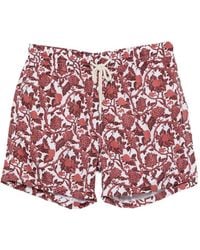 ARRELS Barcelona - Floral-Print Drawstring Swim Shorts - Lyst