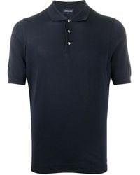 Drumohr - Short-Sleeve Polo Shirt - Lyst