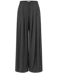 ili node - Nfift Pleated Wide-Leg Trousers - Lyst