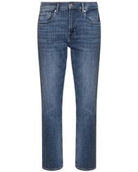 7 For All Mankind - Faded Slim-Fit Jeans - Lyst