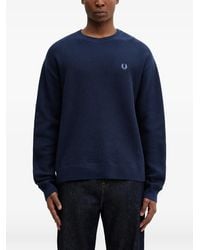 Fred Perry - Pull À Logo Brodé - Lyst