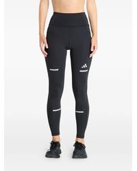adidas - Reflective-Detail Logo-Print Trousers - Lyst