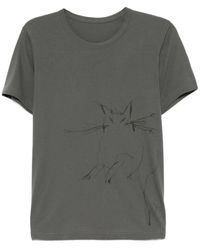 Y's Yohji Yamamoto - Camiseta con animal print - Lyst