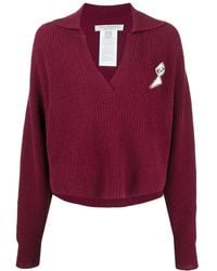 Philosophy Di Lorenzo Serafini - Logo-Patch Chunky-Knit Jumper - Lyst