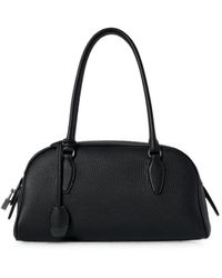 The Row - Small India Grained-Leather Tote Bag - Lyst