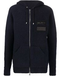 Balmain - Kapuzenjacke Mit Logo-Patches - Lyst