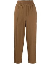 Brunello Cucinelli - Elasticated Waistband Trousers - Lyst