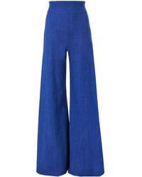 Carolina Herrera - High-Waisted Palazzo Trousers - Lyst