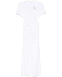 Rabanne - Robe En Jersey À Coupe Mi-Longue - Lyst