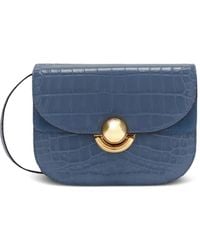 Furla - Sfera Crocodile-Embossed Cross Body Bag - Lyst