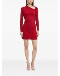 Hervé Léger - Asymmetrisches Kleid mit Kristallen - Lyst