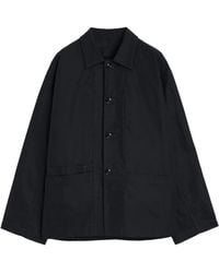 Lemaire - Cotton Boxy Workwear Jacket - Lyst