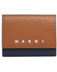 Marni - Two-tone Leather Keyholder - Lyst