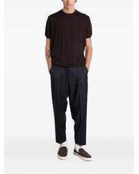Low Brand - K123 Fine-Knit T-Shirt - Lyst