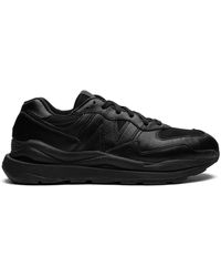 New Balance - 574 Triple Black Sneakers - Lyst