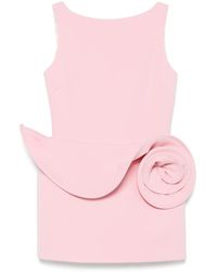 Magda Butrym - Floral Applique Mini Dress - Lyst