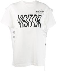 Ambush Cape T-shirt - Wit